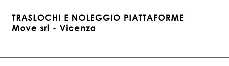 Traslochi - Vicenza